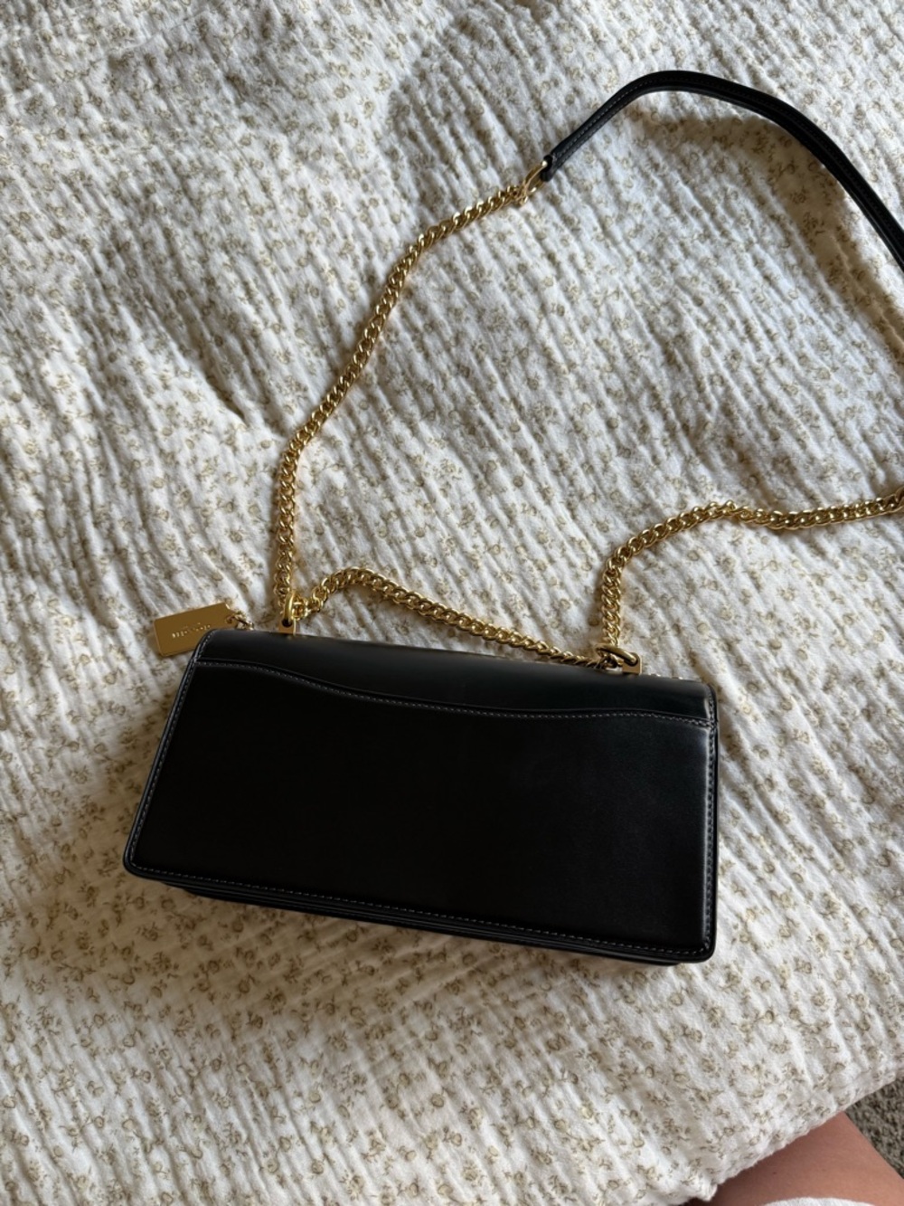 Coach Klare Envelope Crossbody- Black with Gold Hardware - Picture 13 of 15